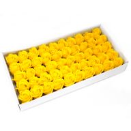 Roses de Savon  pour Bouquet- Medium/Jaune