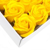 Roses de Savon  pour Bouquet- Medium/Jaune