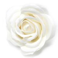 Roses de Savon  pour Bouquet- Larges/Blanc