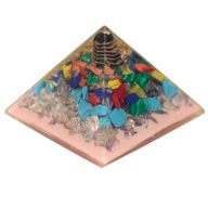 Grande Pyramide Orgonite 70mm - Arbre
