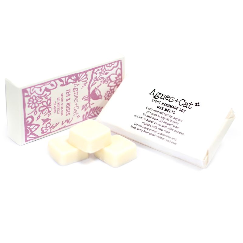 Boîte de 8 Fondants Parfumés - Thé + Roses