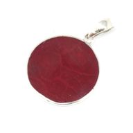 Pendentif Argent Arbre de Vie  22mm - Effet Corail