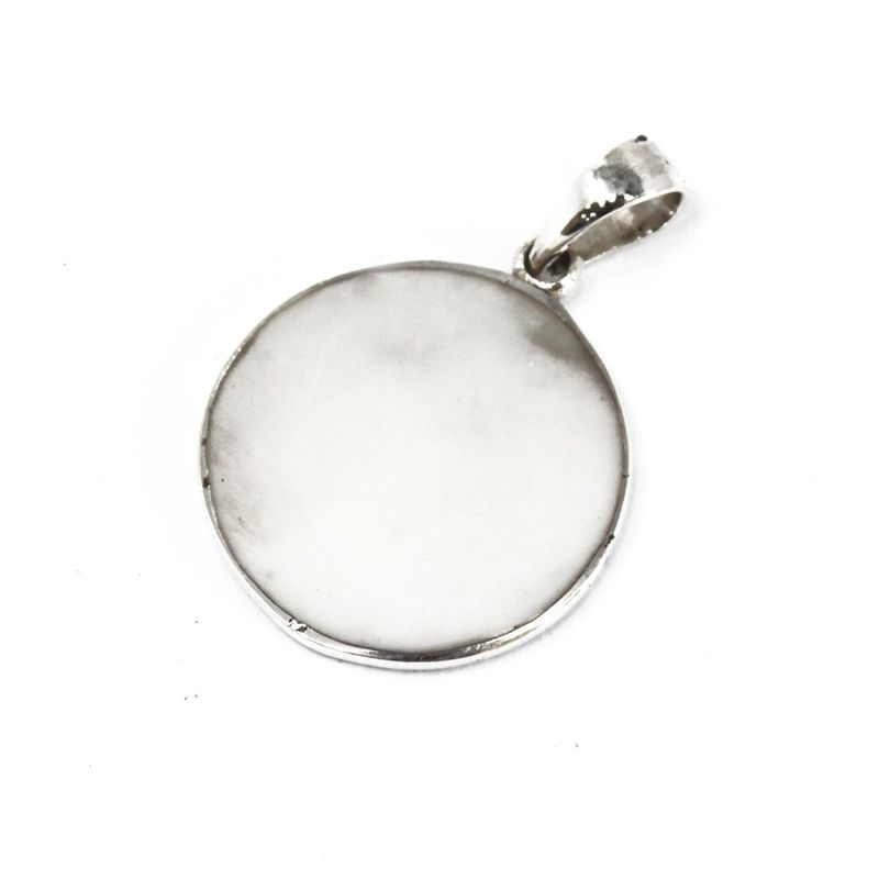Pendentif Argent Arbre de Vie  22mm - Nacre