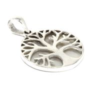 Pendentif Argent Arbre de Vie  22mm - Nacre
