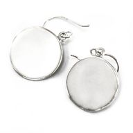 Boucles d'Oreilles  Argent Arbre de Vie 15mm - Nacre