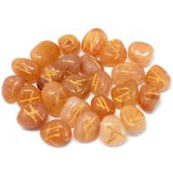 Pierres Runiques & Sachet - Aventurine Jaune