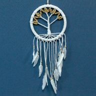 Attrapes-rêve assortis Arbre de Vie- Coton 22cm