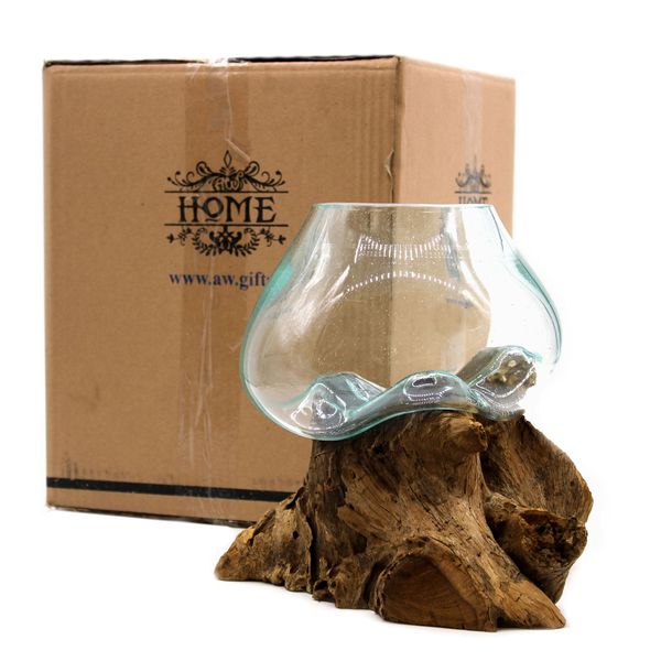 Vase en Verre Soufflé sur Racine  - Large