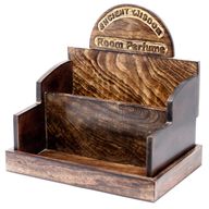 Présentoir bois de manguier Parfums d'Ambiance