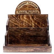 Présentoir bois de manguier Parfums d'Ambiance