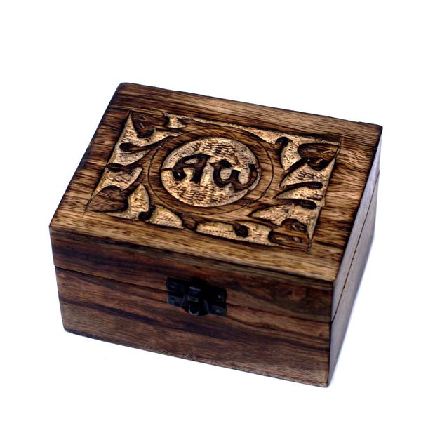 Boîte d'Aromathérapie en Manguier - AW (capacité de 12)