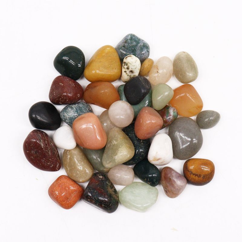 Pierres d'agate mélangées