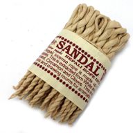 Cordes d'Encens aux Herbes Pures - Bois de Santal & Épices