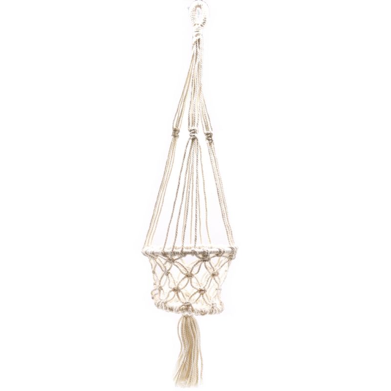 Suspension Macramé pour Plantes - Petit Pot