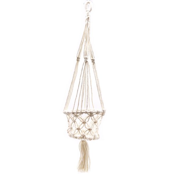 Suspension Macramé pour Plantes - Petit Pot