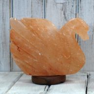 Lampe de Sel Sculptée - Cigne 7,5x12,5x17,5cm
