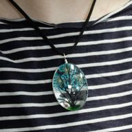 Bijoux Fleurs Pressées - Arbre de la vie Set - Assorti
