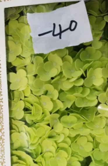 Fleurs de Savon pour Bouquet - Jacinthe Vert clair