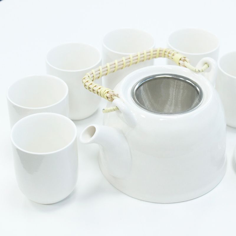Set de Thé Traditionnel - Blanc Classique