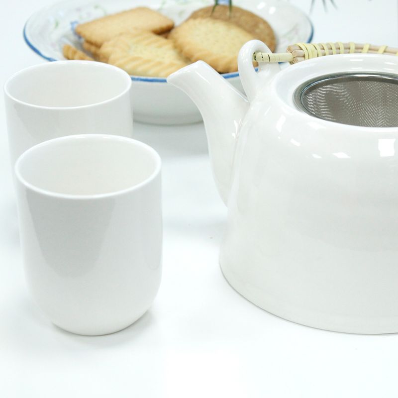 Set de Thé Traditionnel - Blanc Classique