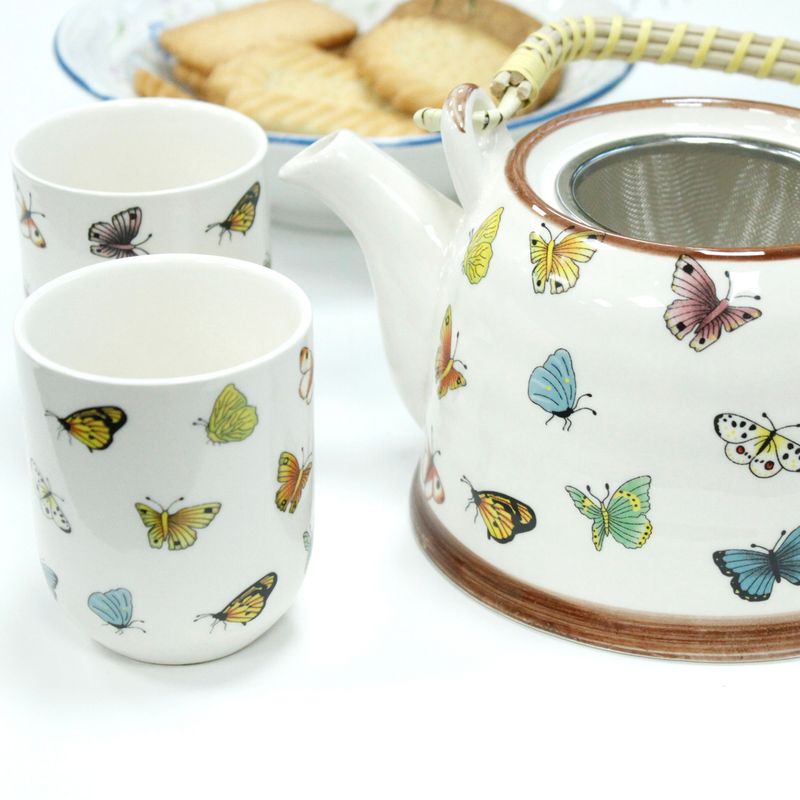 Set de Thé Traditionnel - Papillons