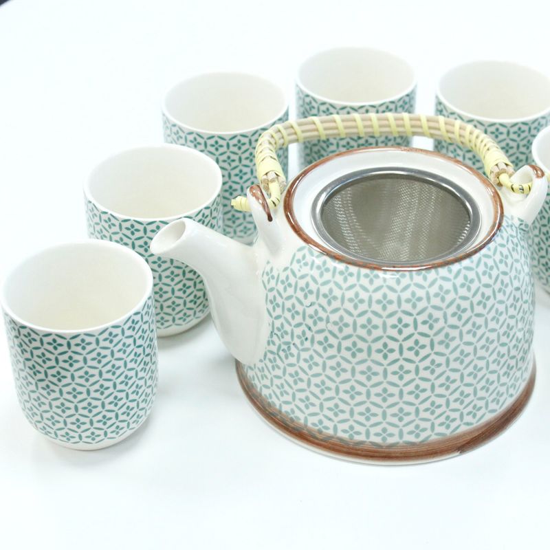 Set de Thé Traditionnel - Mosaique Verte
