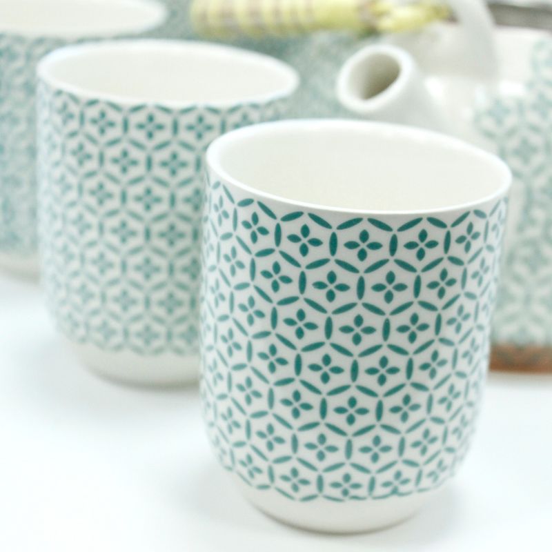 Set de Thé Traditionnel - Mosaique Verte