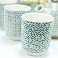 Set de Thé Traditionnel - Mosaique Verte