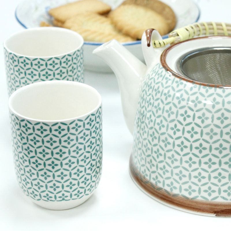 Set de Thé Traditionnel - Mosaique Verte