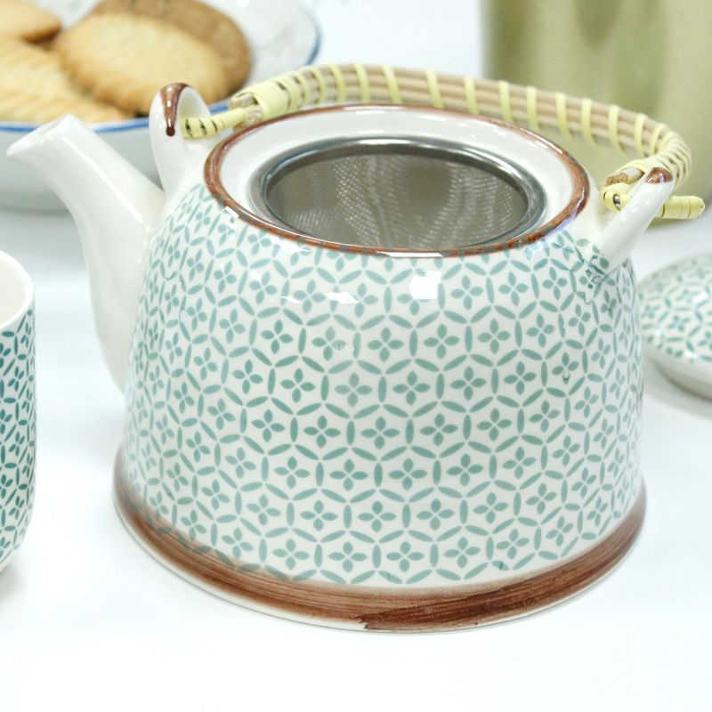 Set de Thé Traditionnel - Mosaique Verte