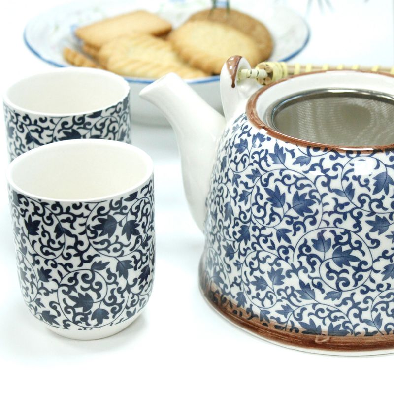 Set de Thé Traditionnel  - Bleu