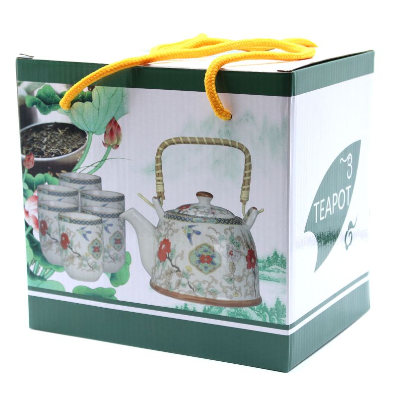 Set de Thé Traditionnel - Pierre Blanche Orientale