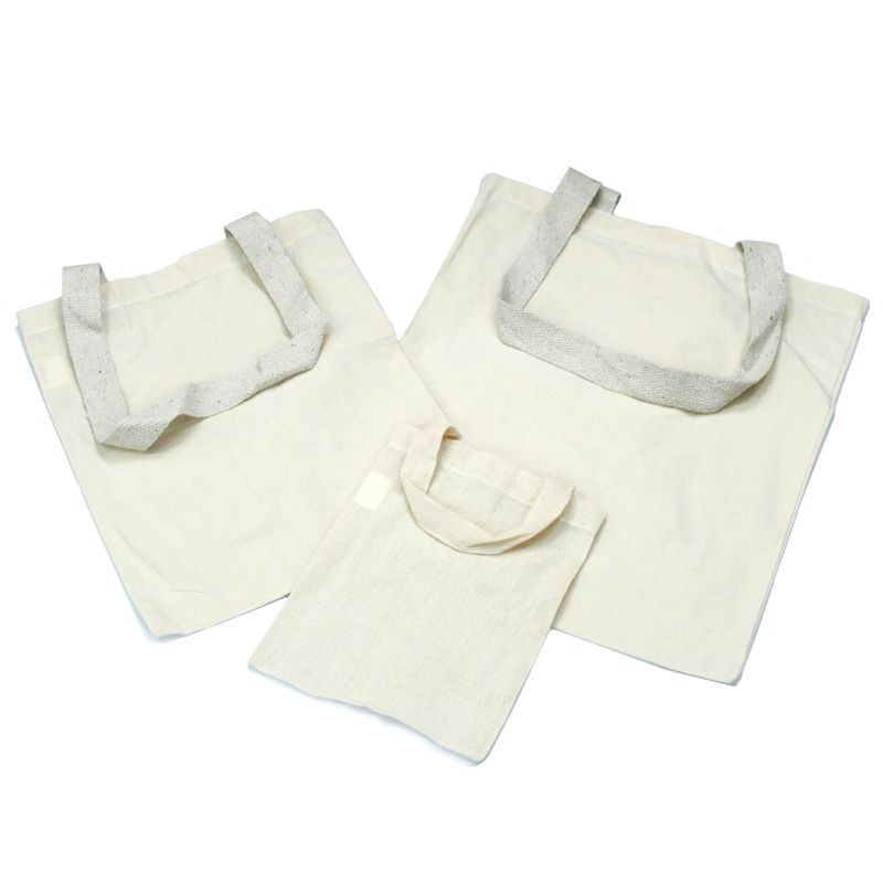 Sacs coton Naturel Moyen 170g 35x30cm