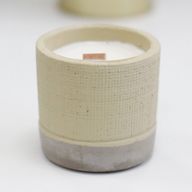 Bougie Béton Pot Beige - Café au Club