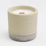 Bougie Béton Pot Beige - Café au Club