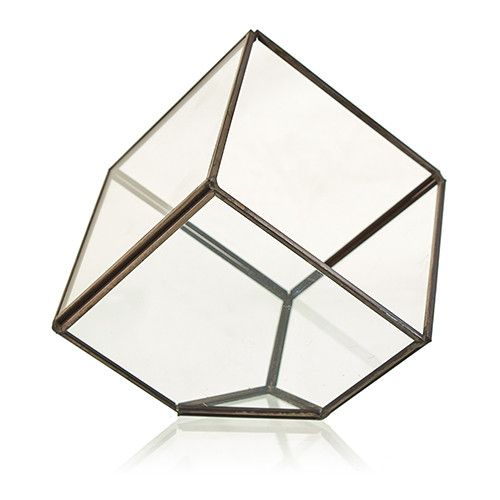 Terrarium en Verre  - Cube en Coin