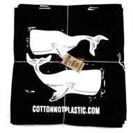 Gd Sacs Coton Naturel 227g 38x42cm - Baleines Blanches