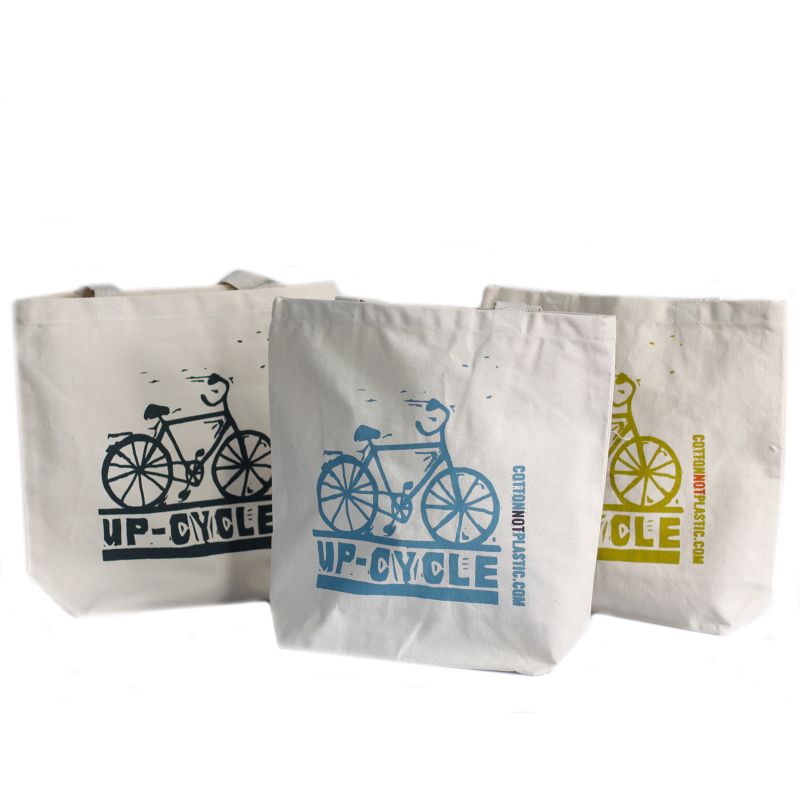 Sac Cabas Éco ' Up Cycle' - (4 modèles assortis)