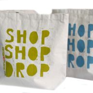 Sac Cabas Éco 'Shop Shop' - (4 modèles assortis)