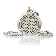 Collier Diffuseur Aromathérapie - Fleur de Vie 25mm
