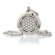 Collier Diffuseur Aromathérapie - Fleur de Vie 25mm