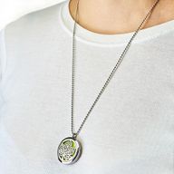 Collier Diffuseur Aromathérapie - Coeur Diamant 30mm
