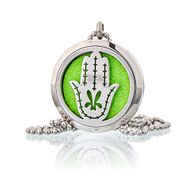 Collier Diffuseur Aromathérapie - Main de Fatima 30mm