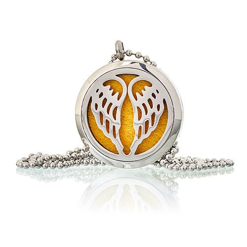 Collier Diffuseur Aromathérapie - Ailes d'Anges 30mm