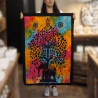 Tenture coton - Arbre Éléphant
