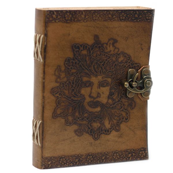 Carnet En Cuir Greenman (15.24x20.32cm)