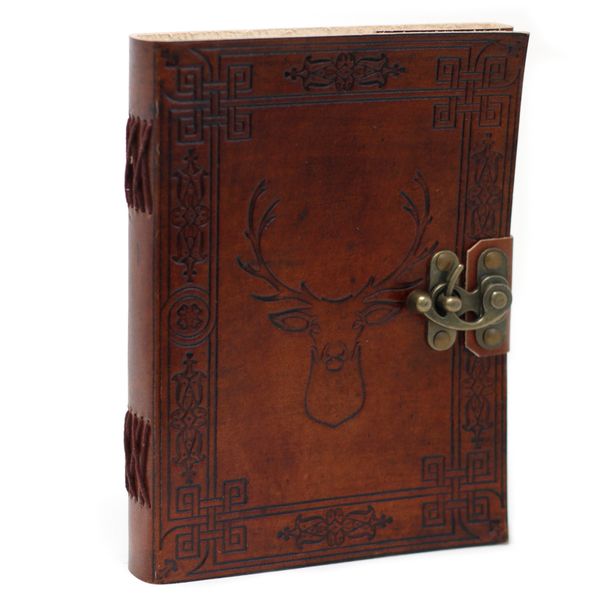Carnet En Cuir Cerf (15.24x20.32cm)