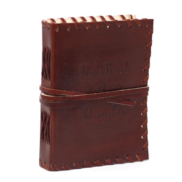 Carnet En Cuir Recueil De Pensées Avec Étui (15.24x10.16cm)