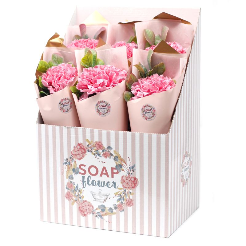 Fleurs Uniques et Présentoir - Bouquet d'Œillets