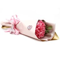 Fleurs Uniques et Présentoir - Bouquet d'Œillets